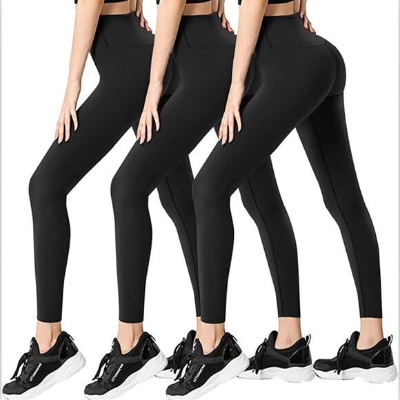 New-in-Package Soft Black Leggings - Picture 1 of 6
